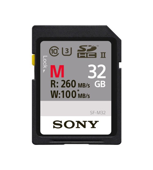 Sony SF-M SDHC 32GB Series UHS-II 260MB/s   